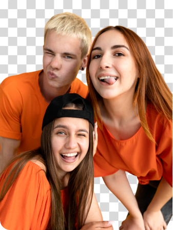 Removed background People image